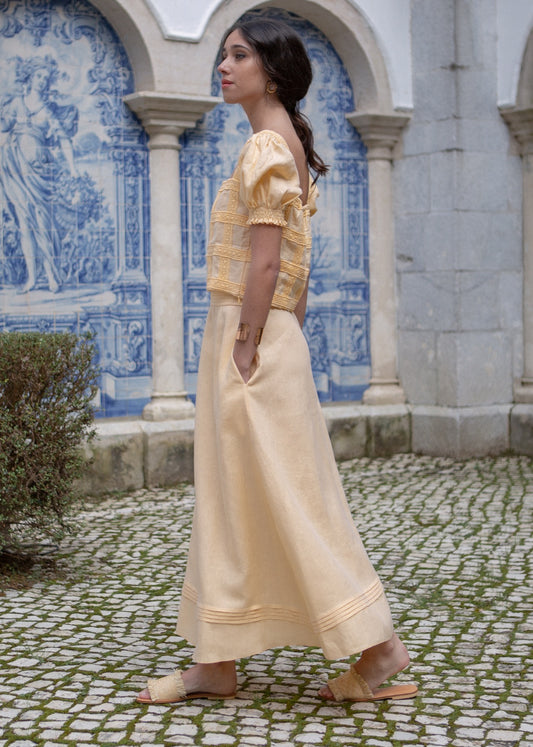 Beatrice Skirt - Pancake Butter