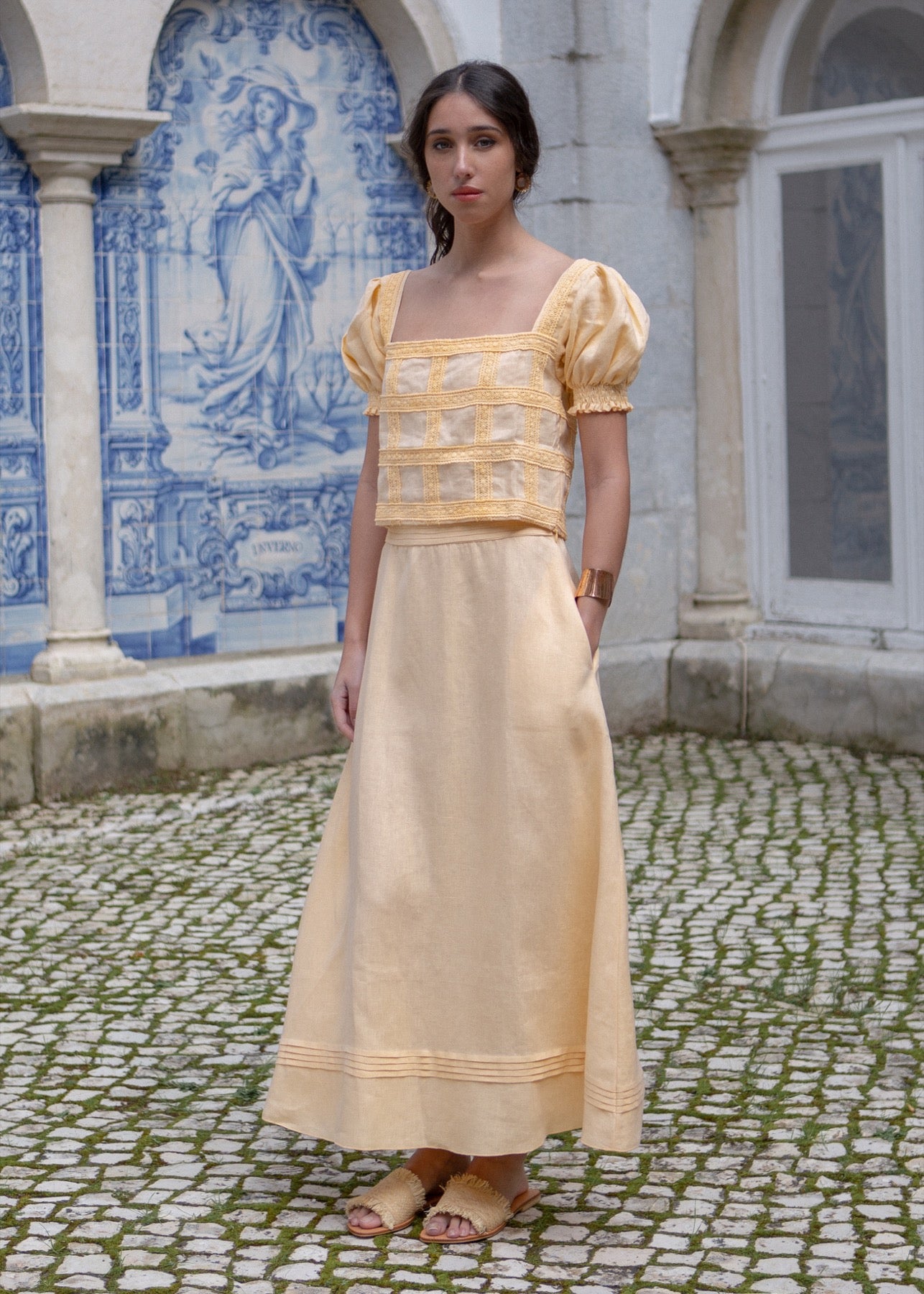 Beatrice Skirt - Pancake Butter