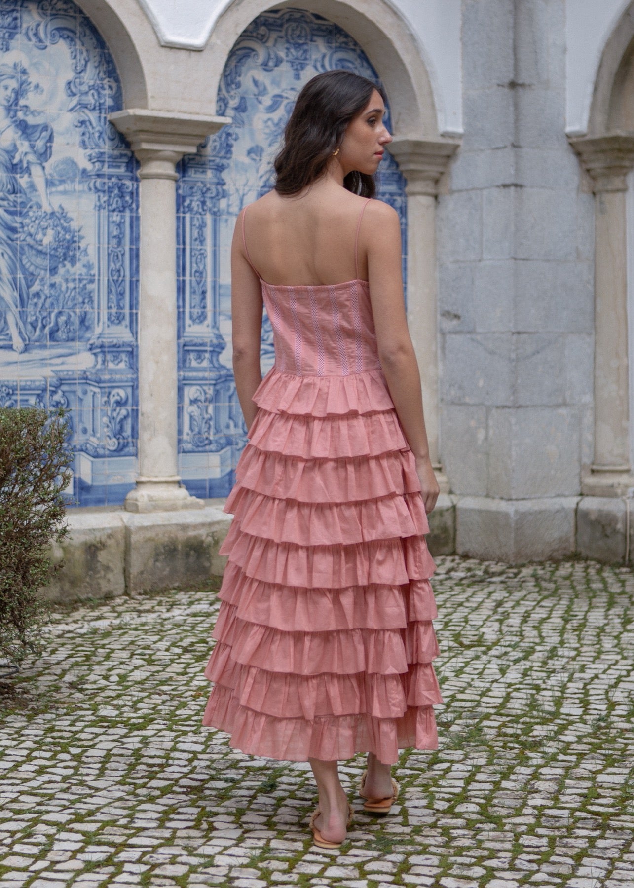Cecile Dress - Rose Pink