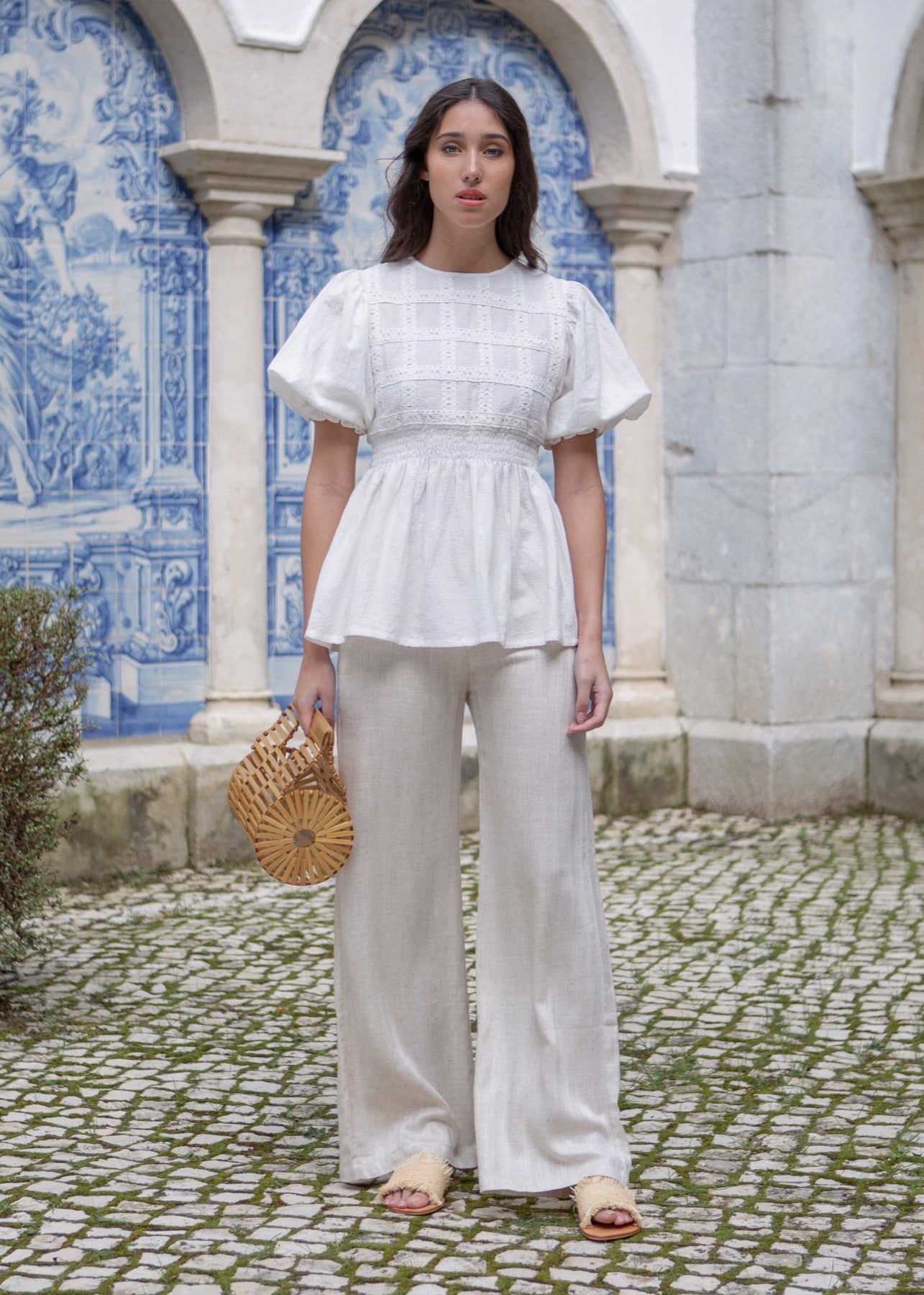 Evangeline Blouse - Off White