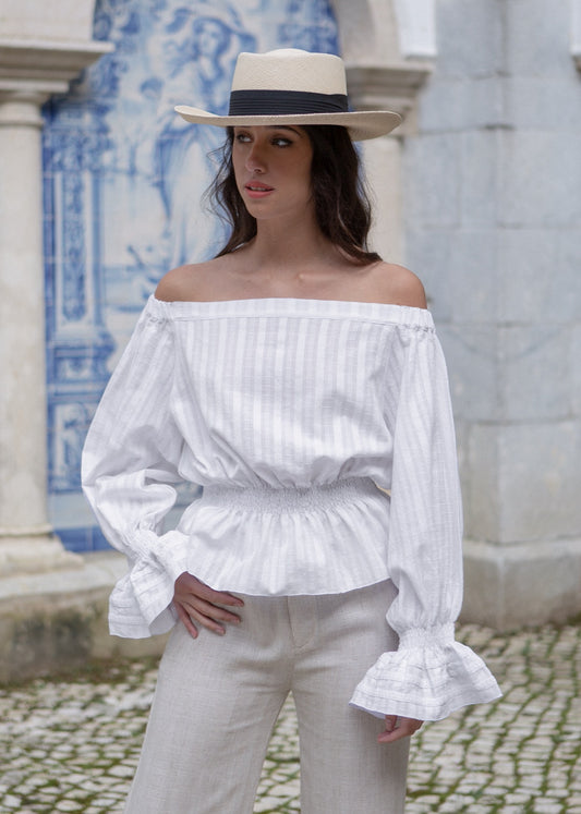 Island Baby Blouse - White