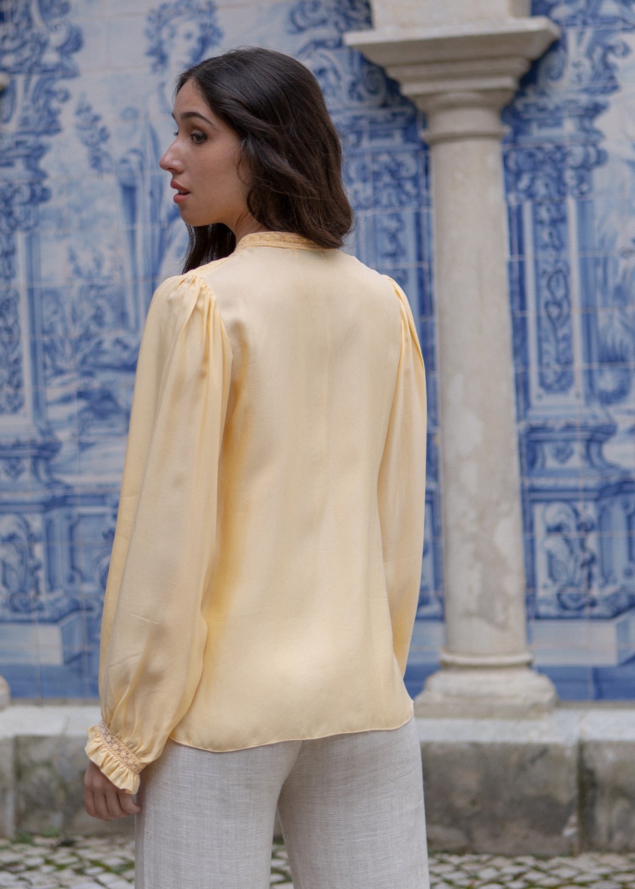 Jane Blouse - Pancake Butter