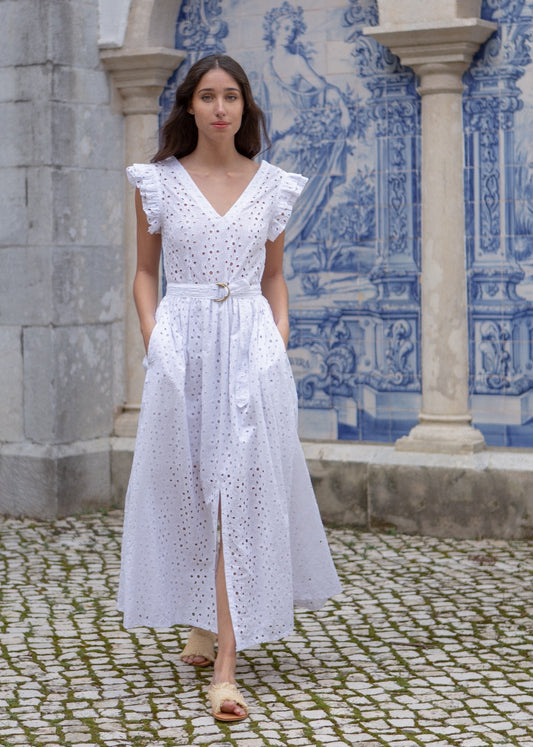 Provence Dress - White