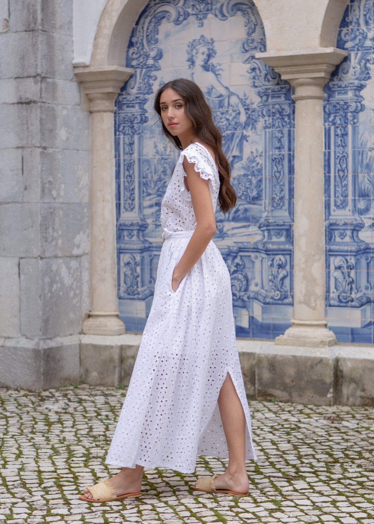 Provence Dress - White